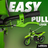 Unleash Adventure with the M8TRX Green 12V Mini Electric Dirt Bike - Perfect for Kids Aged 5 and Up!