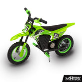 Unleash Adventure with the M8TRX Green 12V Mini Electric Dirt Bike - Perfect for Kids Aged 5 and Up!