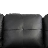 Stylish and Comfortable L-Shaped Convertible Sectional Sofa for Small Spaces - Elegant Black Design (Without Ottoman)