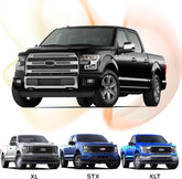 Elevate Your Ride with the Silver American Flag Tailgate Emblem for Ford F150, F250, F350 - Stunning 9 Inch Aluminum Front Grill Badge