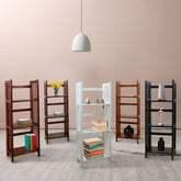 Elegant Mahogany 3-Shelf Folding Bookcase - Perfect for Your Office or Kids Room