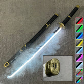 Rukia katana LED sword night glow LED performance sword