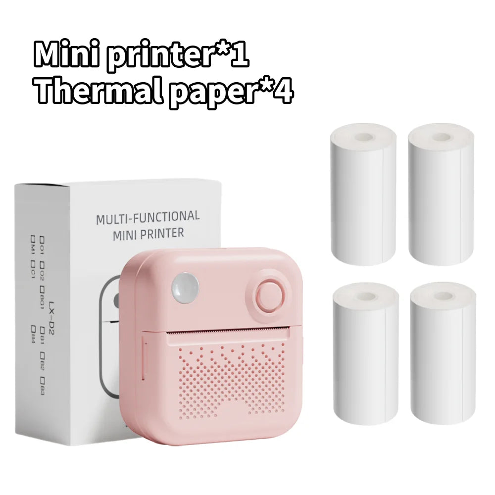 D3 Mini Portable Thermal Printer - Perfect for Photos, Labels, and Memos!