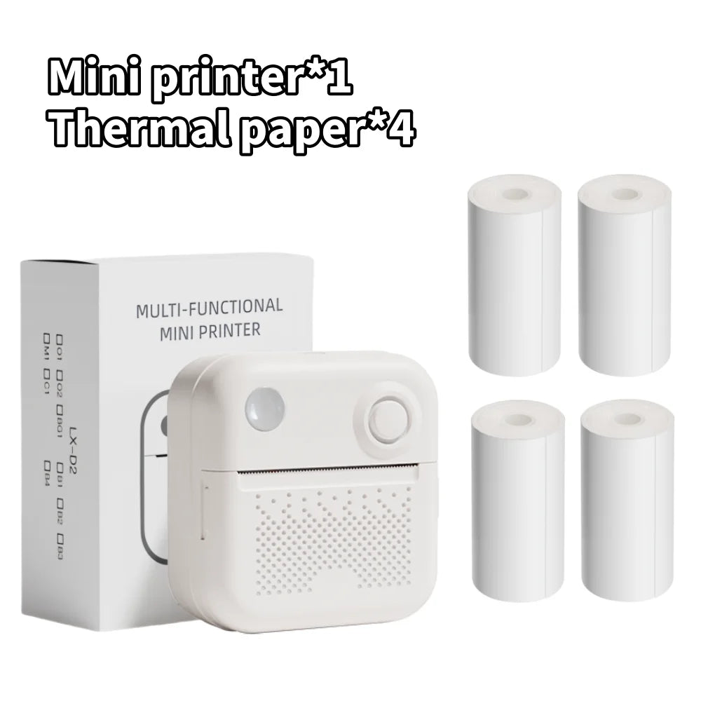 D3 Mini Portable Thermal Printer - Perfect for Photos, Labels, and Memos!