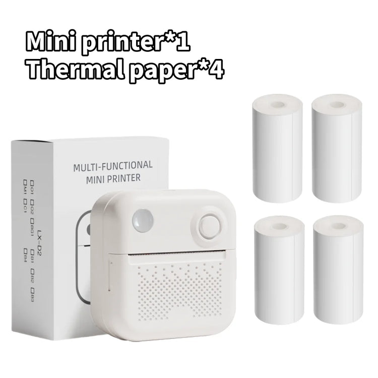 D3 Mini Portable Thermal Printer - Perfect for Photos, Labels, and Memos!