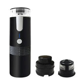 Brew Your Perfect Cup Anywhere: Portable Electric Capsule Coffee Maker for Ground Coffee and KCUP Capsules