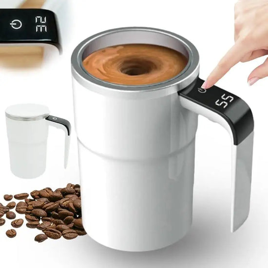 Electric Self Stirring Coffee Mug stainless steel automatic mixing cup