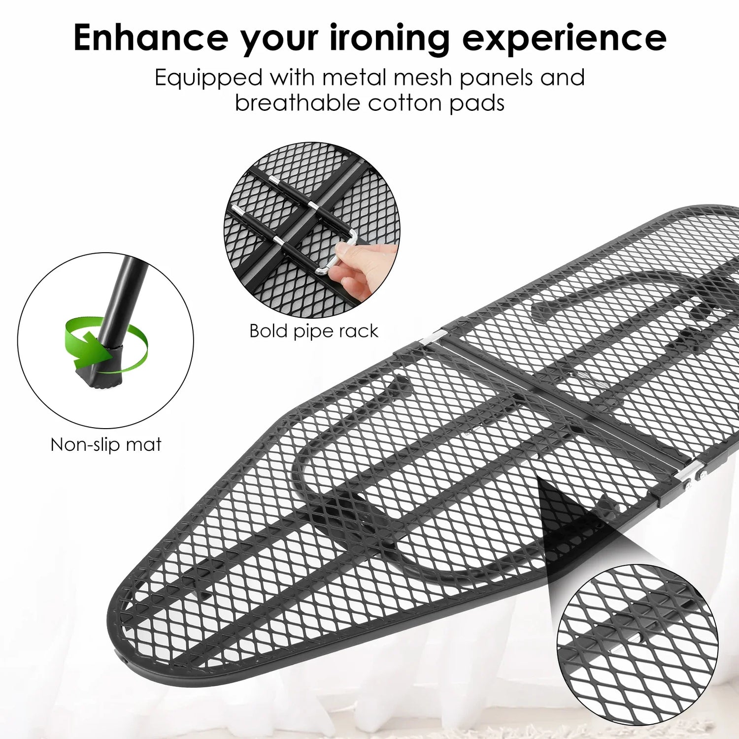 Compact and Portable Tabletop Ironing Board - Foldable Design with Heat Resistant Cover for Effortless Ironing in Small Spaces