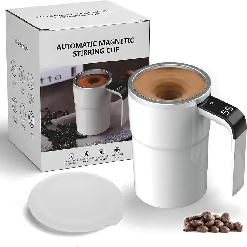 Electric Self Stirring Coffee Mug 304 stainless steel durable design