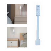 Transform Your Space with the 180° Rotating Electrical Outlet Extender - Adjustable Length Power Strip with USB Ports and Flat Plug Design