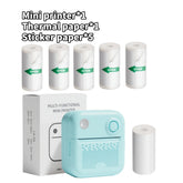 D3 Mini Portable Thermal Printer - Perfect for Photos, Labels, and Memos!
