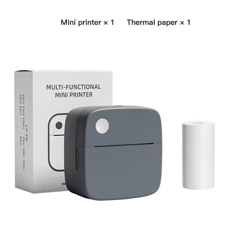 D3 Mini Portable Thermal Printer - Perfect for Photos, Labels, and Memos!
