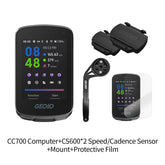 CC700 GPS Bike Computer: 2.8-Inch Waterproof Cycling Navigator with Smart Notifications and Route Planning