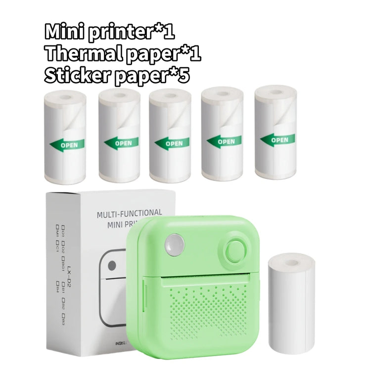 D3 Mini Portable Thermal Printer - Perfect for Photos, Labels, and Memos!