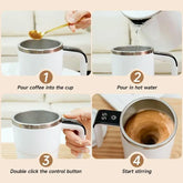 Electric Self Stirring Coffee Mug hot drink self mixing cup