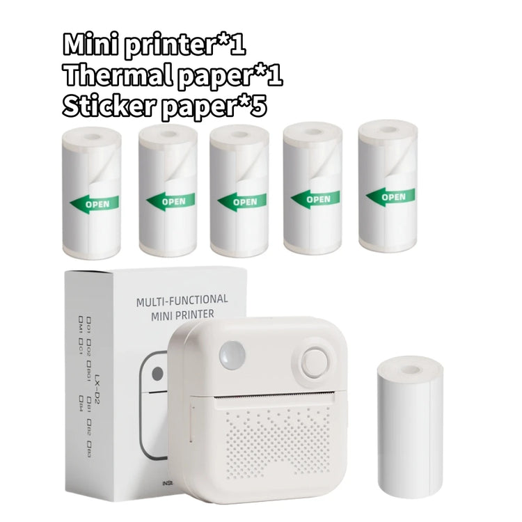 D3 Mini Portable Thermal Printer - Perfect for Photos, Labels, and Memos!