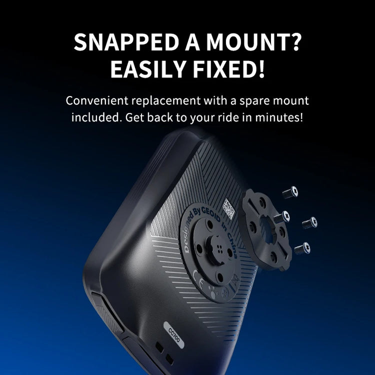 CC700 GPS Bike Computer: 2.8-Inch Waterproof Cycling Navigator with Smart Notifications and Route Planning