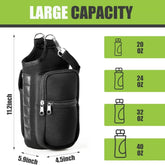 Magnetic Water Bottle Carrier with Phone Pocket - Perfect Gym Companion with 6 Strong Magnets