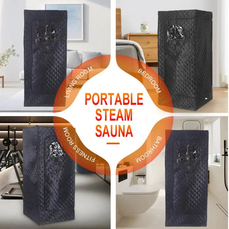 Experience the Ultimate Relaxation with Our 110V/220V Portable Full Body Sauna Box - Fast Heating Infrared LED Light for Home Use