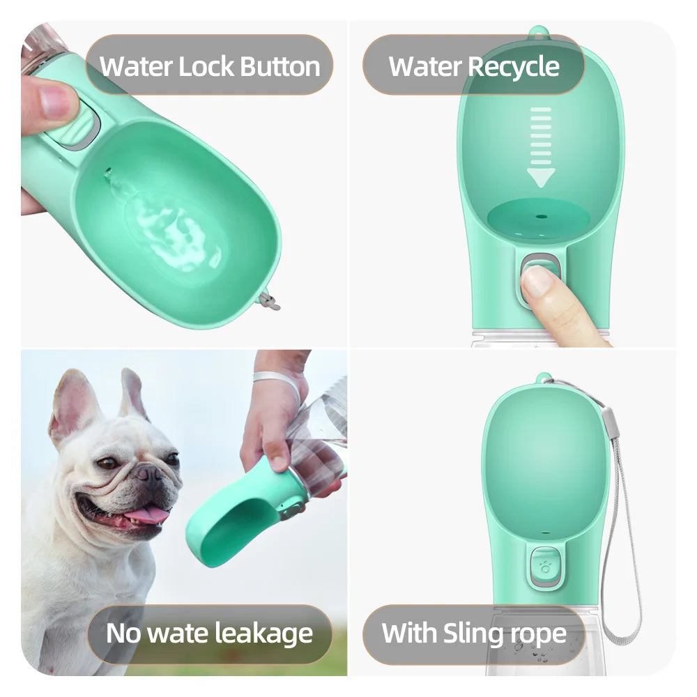 Ultimate Portable Dog Water Bottle for All Breeds - Leakproof, Easy to Use, Perfect for Outdoor Adventures with Your Furry Friends