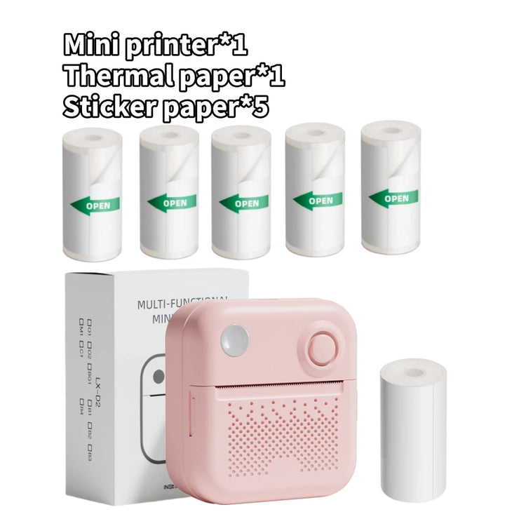 D3 Mini Portable Thermal Printer - Perfect for Photos, Labels, and Memos!
