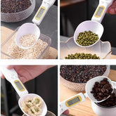 Digital kitchen measuring spoon scale removable spoon design easy clean