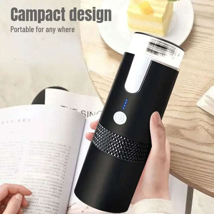 Brew Your Perfect Cup Anywhere: Portable Electric Capsule Coffee Maker for Ground Coffee and KCUP Capsules