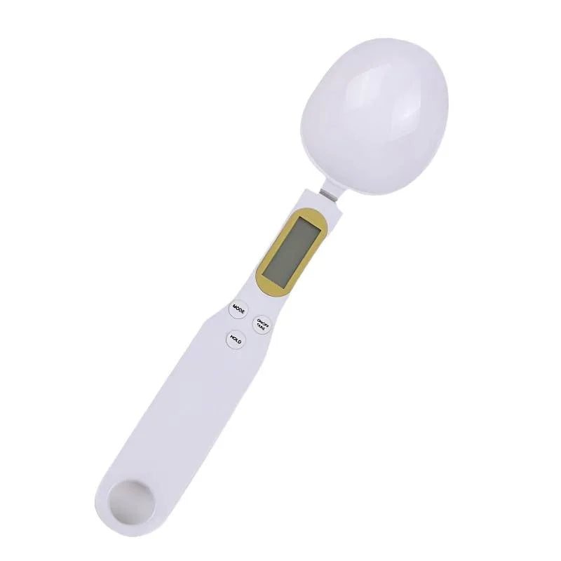 Digital kitchen measuring spoon scale tare function smart weighing spoon