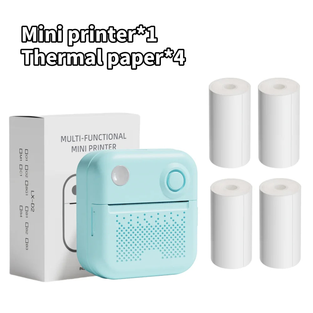D3 Mini Portable Thermal Printer - Perfect for Photos, Labels, and Memos!