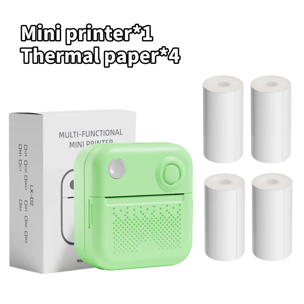 D3 Mini Portable Thermal Printer - Perfect for Photos, Labels, and Memos!