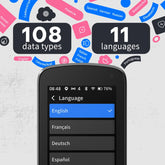 CC700 GPS Bike Computer: 2.8-Inch Waterproof Cycling Navigator with Smart Notifications and Route Planning