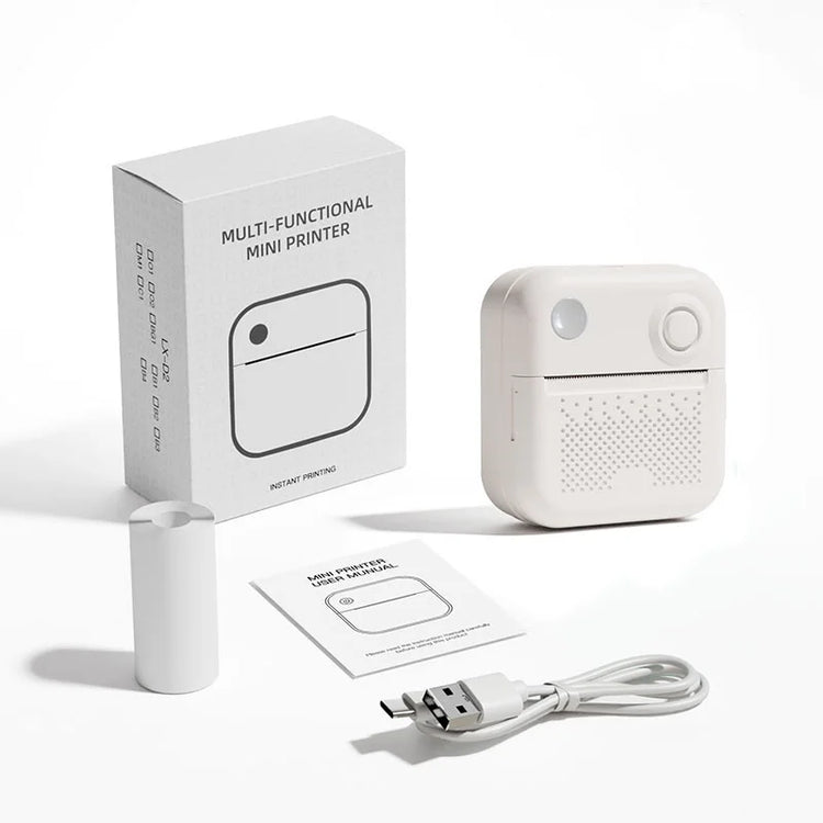 D3 Mini Portable Thermal Printer - Perfect for Photos, Labels, and Memos!