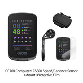 CC700 GPS Bike Computer: 2.8-Inch Waterproof Cycling Navigator with Smart Notifications and Route Planning