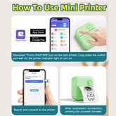 D3 Mini Portable Thermal Printer - Perfect for Photos, Labels, and Memos!