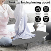 Compact and Portable Tabletop Ironing Board - Foldable Design with Heat Resistant Cover for Effortless Ironing in Small Spaces