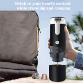 Brew Your Perfect Cup Anywhere: Portable Electric Capsule Coffee Maker for Ground Coffee and KCUP Capsules
