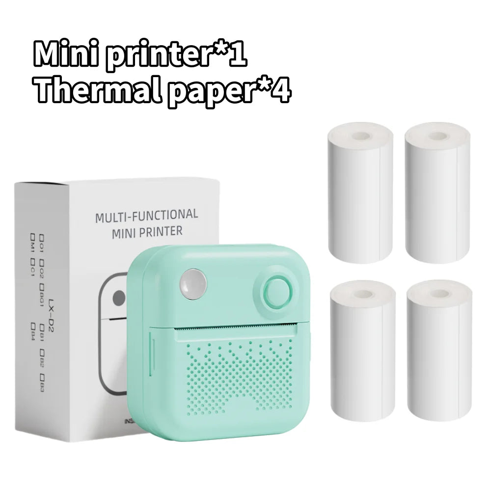 D3 Mini Portable Thermal Printer - Perfect for Photos, Labels, and Memos!