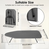 Compact and Portable Tabletop Ironing Board - Foldable Design with Heat Resistant Cover for Effortless Ironing in Small Spaces