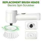 Revolutionary Cordless Electric Spin Scrubber with 5 Versatile Brush Heads for Effortless Cleaning