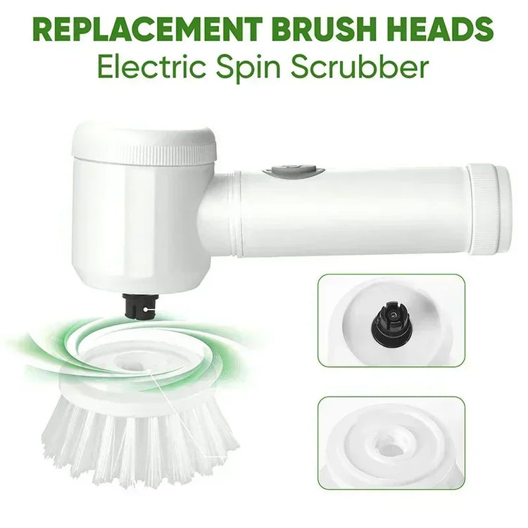 Revolutionary Cordless Electric Spin Scrubber with 5 Versatile Brush Heads for Effortless Cleaning