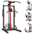 Ultimate Home Gym Machine - All-in-One High/Low Pulley System for Comprehensive Strength Training, Lat Pulldown, Rowing, and Leg Support