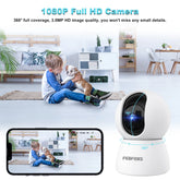Revolutionary 2K Baby Monitor: Indoor Security Camera with Night Vision & Two-Way Talk for Ultimate Peace of Mind