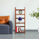 Elegant Mahogany 3-Shelf Folding Bookcase - Perfect for Your Office or Kids Room