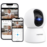 Revolutionary 2K Baby Monitor: Indoor Security Camera with Night Vision & Two-Way Talk for Ultimate Peace of Mind