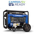 Power Up Anywhere: 4,650W Portable Gas Generator with CO Sensor & Wheel Kit for Easy Transport